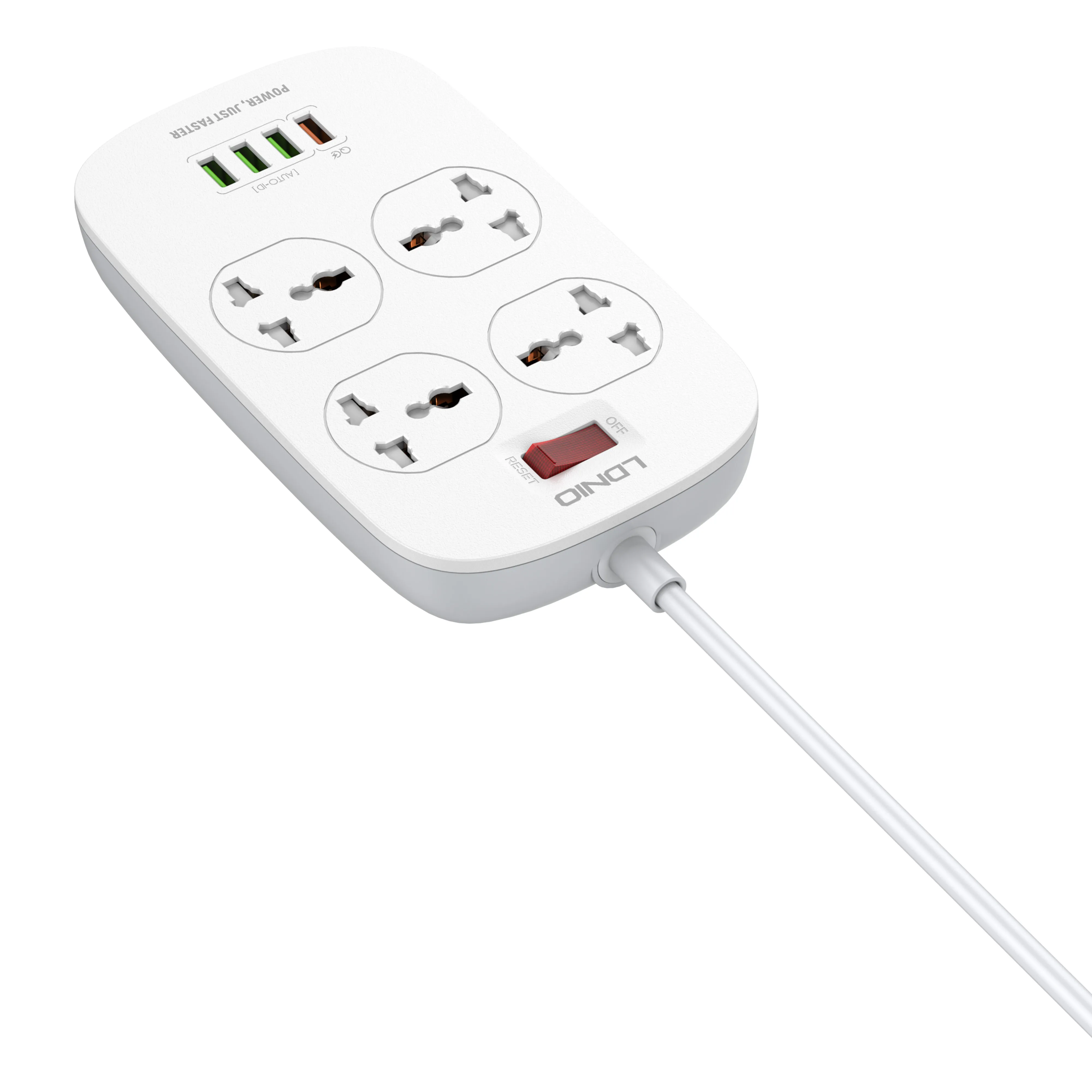 Универсальный сетевой фильтр Ldnio SC4407 для быстрой зарядки QC3.0 с Usb разъемом ЕС Великобритании США стабилизатор