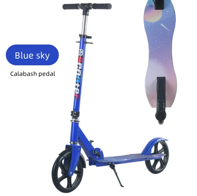 2023 New Ride on Toys Children Kids Baby Kick Scooter Foot Scooter with PU Wheel Max Body Anti Rocker Box Packing Nylon Rubber