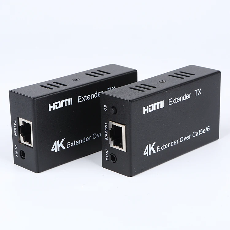4K HD hest resolution up to 4K 2K@30Hz transmitter and receiver 4k signal over lan cable