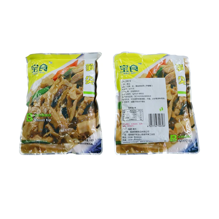 Растительная еда от производителя, Бамбуковая полоска для выстрела