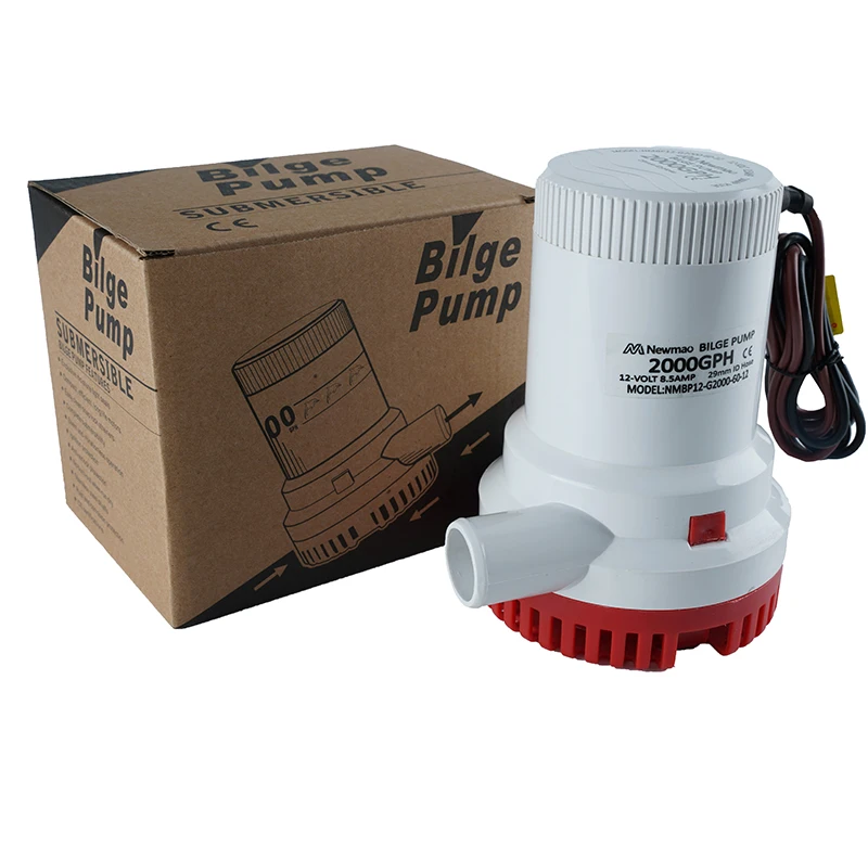 1500GPH 12v DC Marine Ship Boat Bilge Sea Water Pump For Yacht