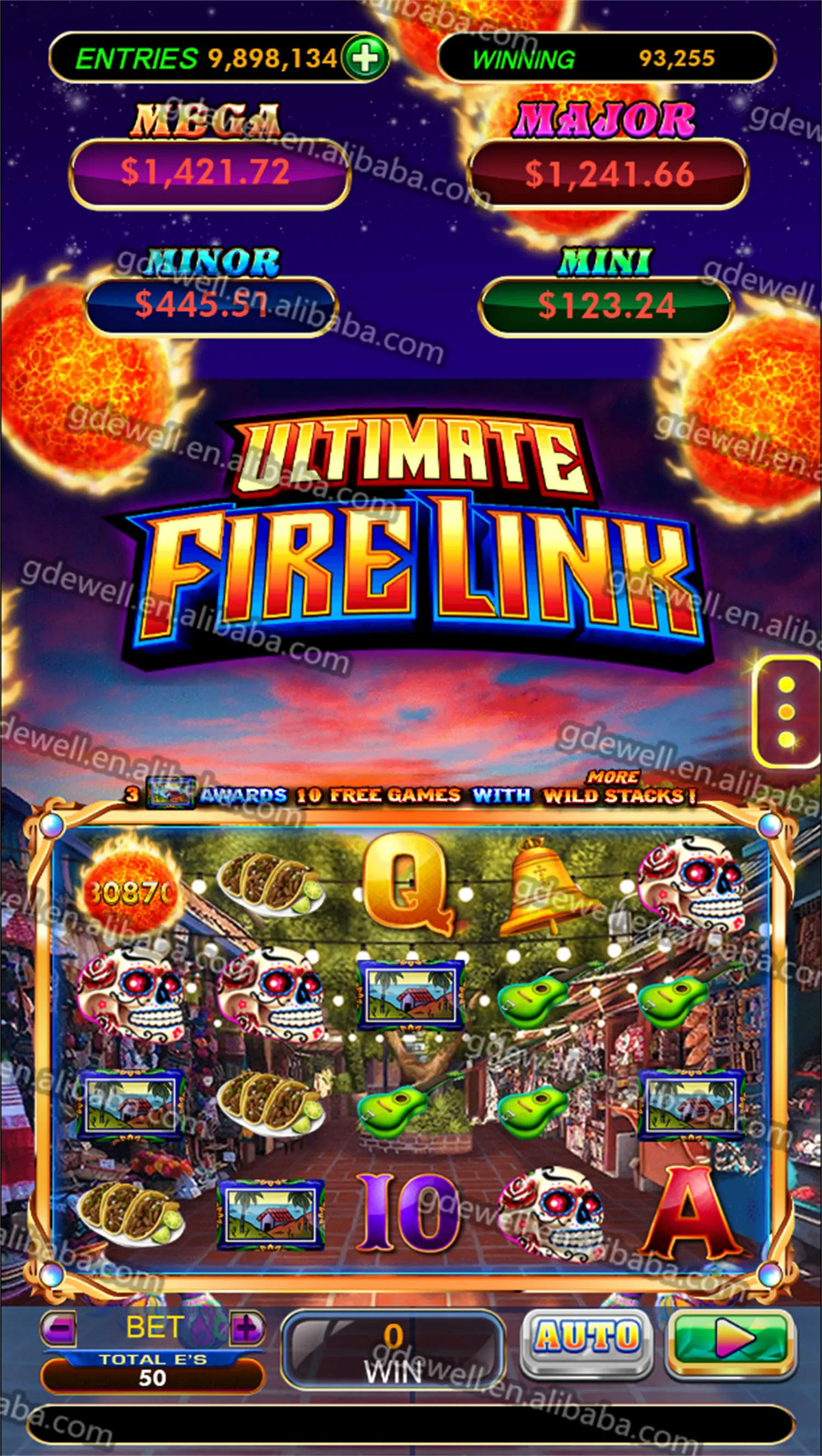 American Hot Sale Online Fishing Software Fish Mobile App Fire Link Game Slot Sales