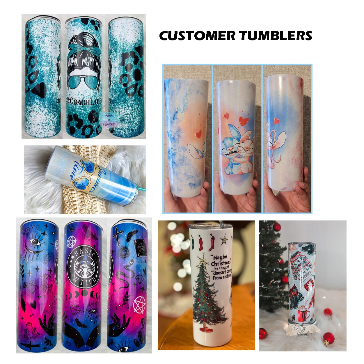 US Warehouse stocked 20oz Sublimation shimmer Glitter Light Tumbler Cups in Bulk With sliding Lid and Straw