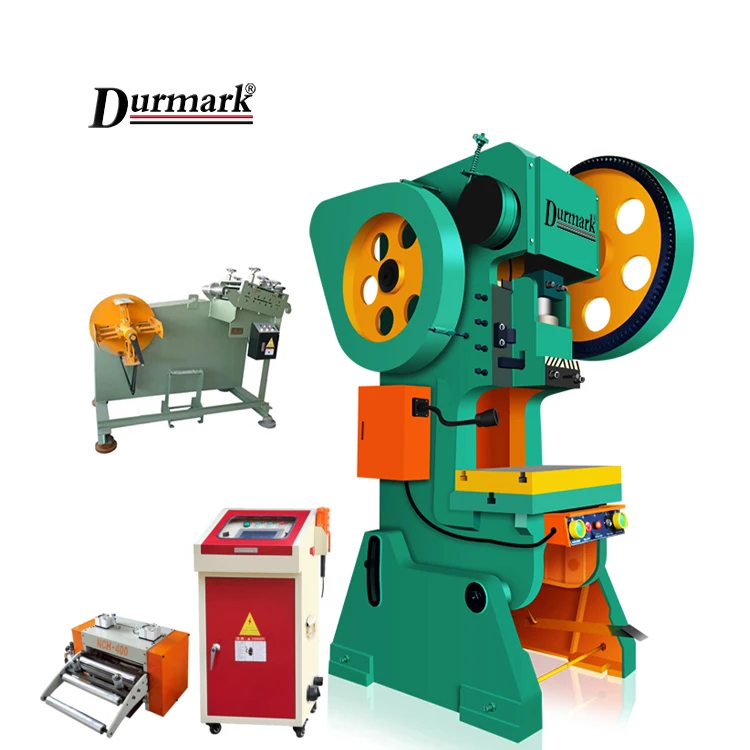 J23-80T DURMARK electro hydraulic servo power press feeder,J23 series mechanical high speed power press punching machine