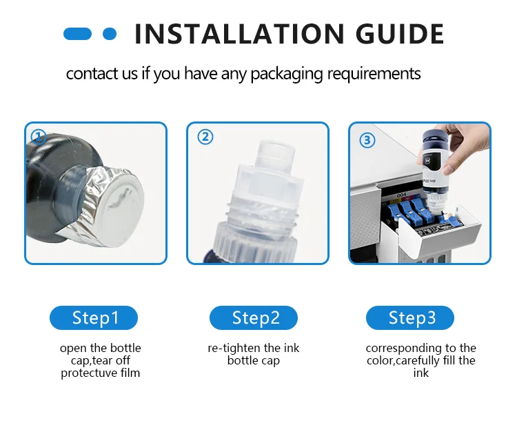 Amida Inks 250ML Universal Ink Compatible for Canon/Epson/Brother/HP/Lexmark Printer Pigment Dye Ink