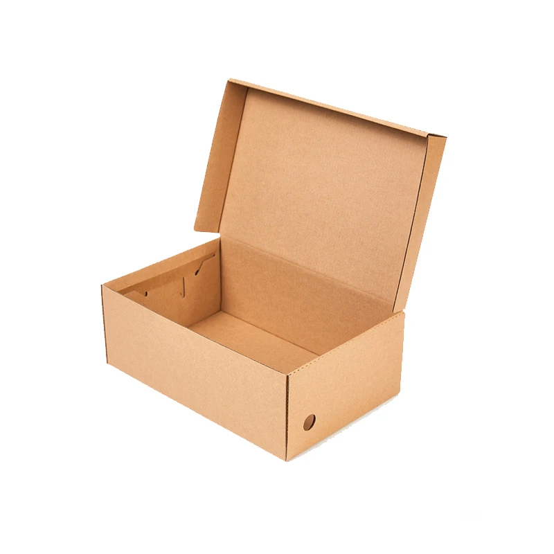 Коробка для обуви из крафт-бумаги складная коробка хранения мужской и женской спортивной на заказ