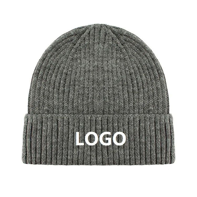 Custom embroidered skull hat wholesale women knitted hats winter hat beanie