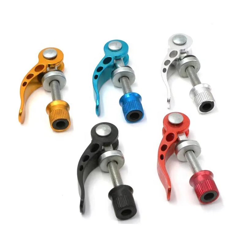 Bike Fork Mount C Clamps Bike Rack Mount Clamp for Bicycle Front and Rear Skewers Quick Release Clip Bolt Lever for Road Bike