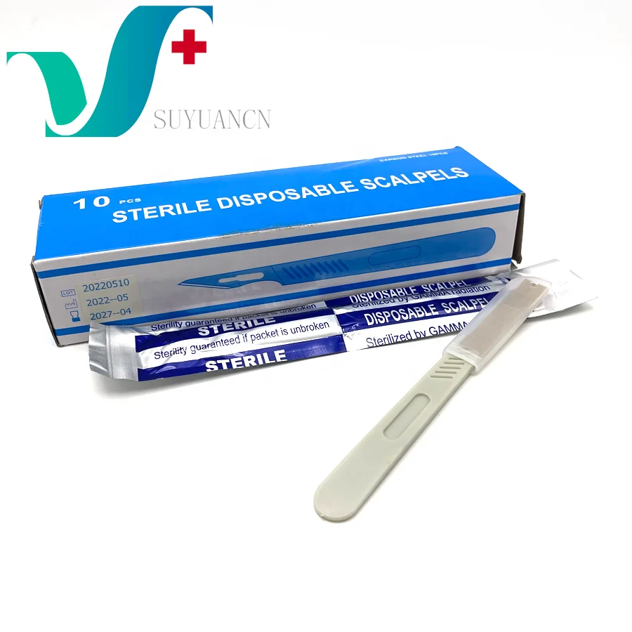 ISO CE Approved Surgical Scalpel Knife Blade 11 Carbon Steel Manufacturer