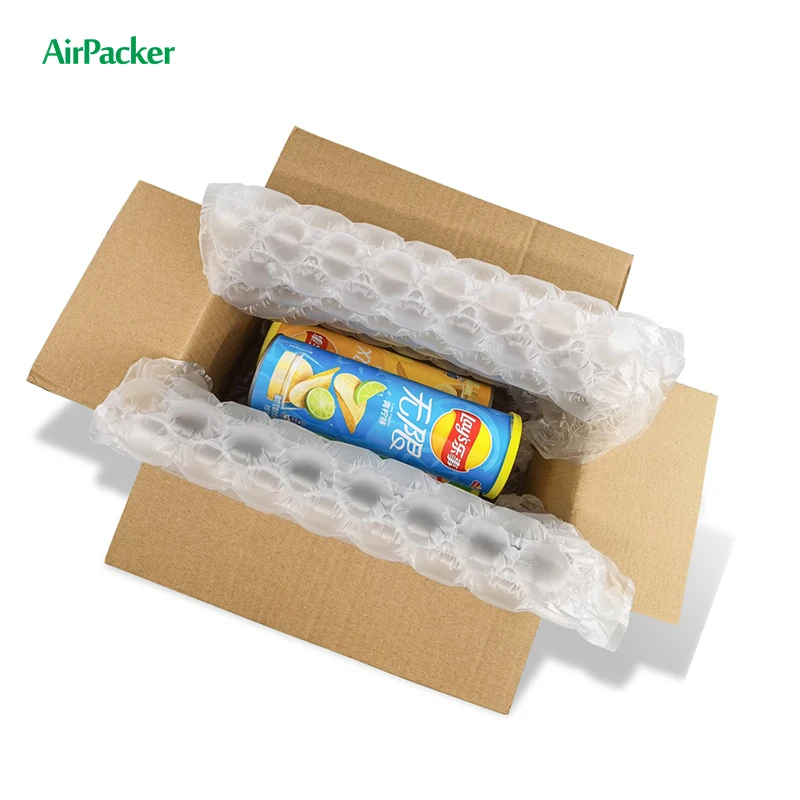 Bubble roll packaging protection pillow airbag, packaging filling and filling suitable for logistics protection