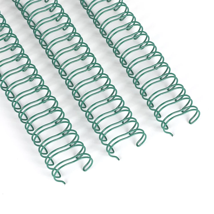 Promotional 92 loops 100 loops 9.5 mm Double wire O Metal double loop wire, pitch 3:1 Wire O for calendar