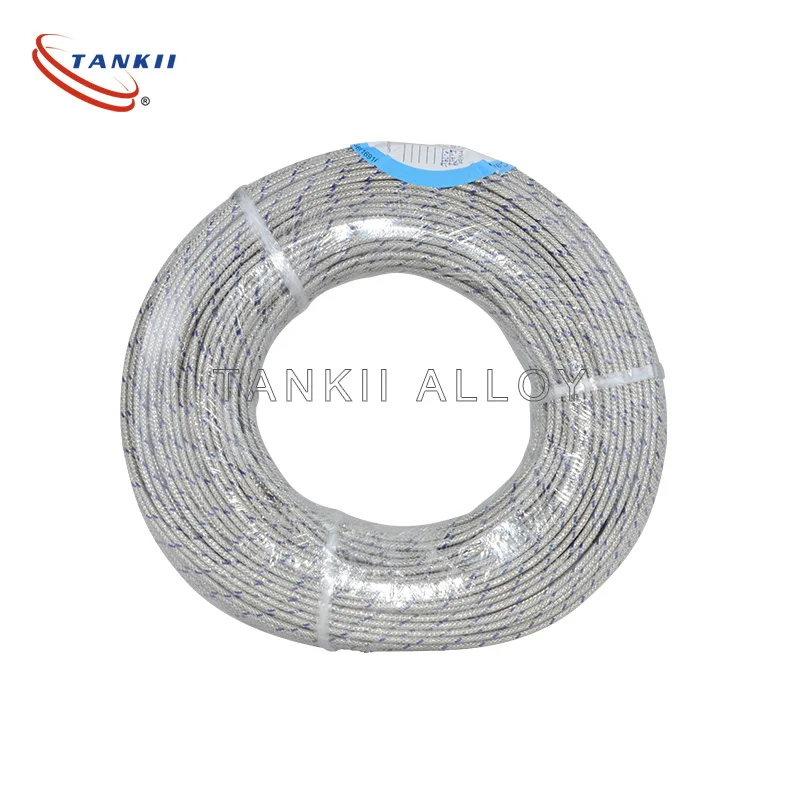 2*1.5mm Type K thermocouple Extension Cable with  fep/pvc/fibgerglass/metal screen