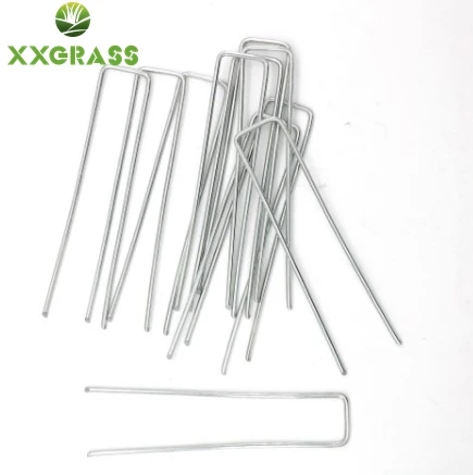 U shape Nail galvanized garden landscape staples for artificial grass