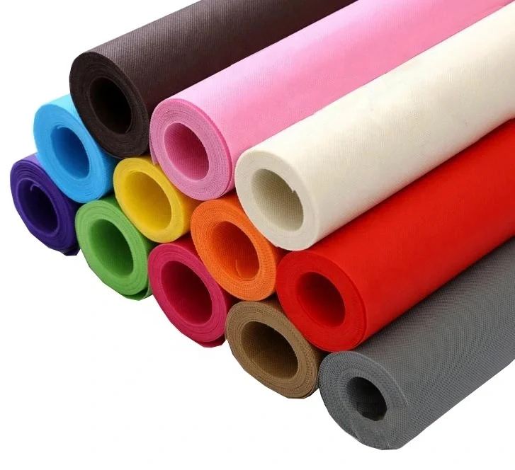 cheap price 25g 195mm 100%pp spunbond nonwoven fabric roll for bags and agricultural fabric  raw material