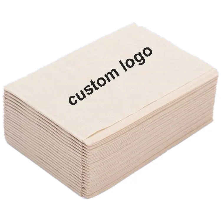 Soft airlaid disposable dust-free custom logo napkins tissue paper serviettes napkin