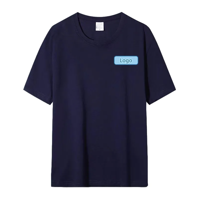 Custom heavyweight t shirt over plus size t-shirts mens tee shirt 100% cotton blank plain mock neck oversized tshirt for men