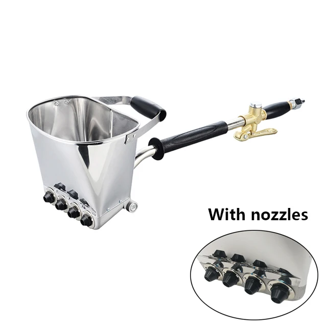 Пневматические инструменты KEYO stucco, строительный цементный бункер, пистолет-распылитель для украшения дома, PALA ESTUCADORA O LANZADORA DE MORTERO