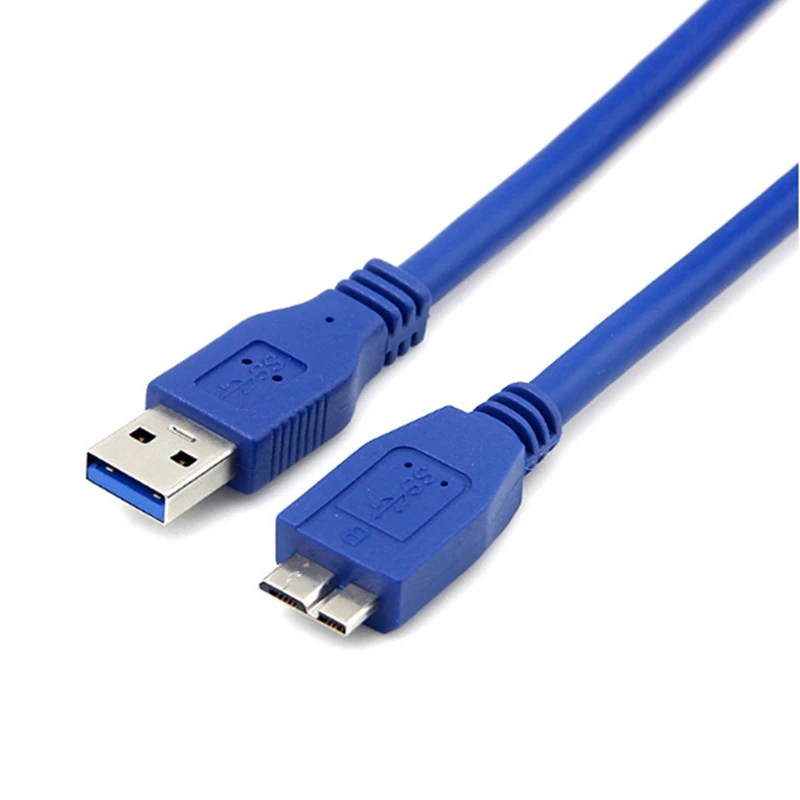 USB 3.0 To Micro B Cable USB Type A Micro-B Data Cable for Samsung S5 Note 3 HDD External Hard Drive Cord 0.3/0.5/1/1.5/1.8/3m