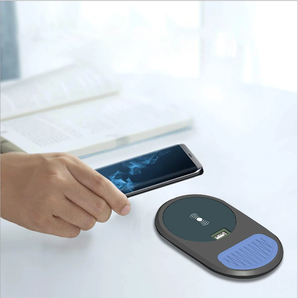 
Foreign factory wireless charger 10W embedded wireless charger for furnitures 
