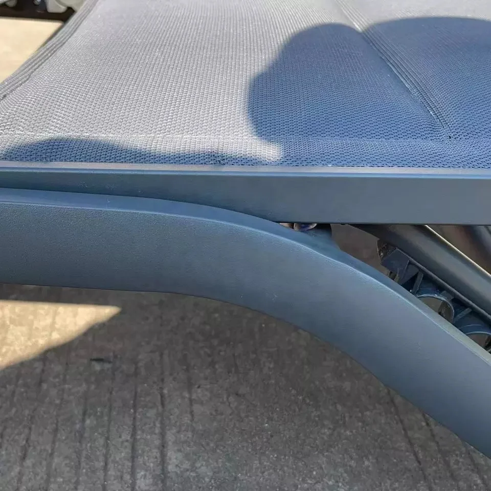 sun loungers aluminium stackable lounge sunbed aluminum  chaise longue