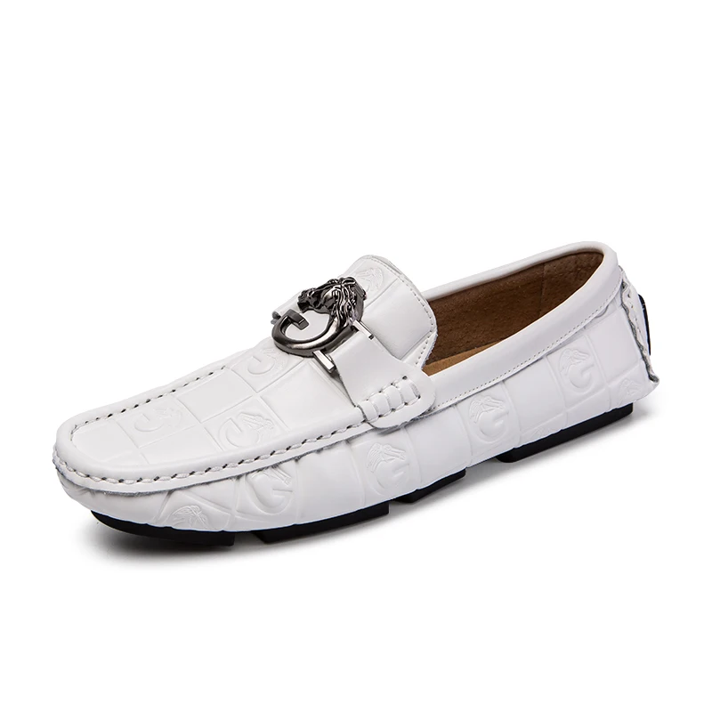 good quality genuine leather moccasins driving shoes hot sale casual shoes  men loafer shoes
