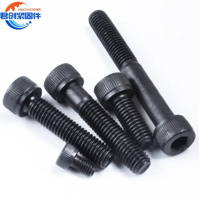 Fastening 12.9 Thread ISO Metric Inch Plain Zinc Black Stainless Steel DIN912 Hexagon Socket Head Cap Hexagon Socket Head Cap