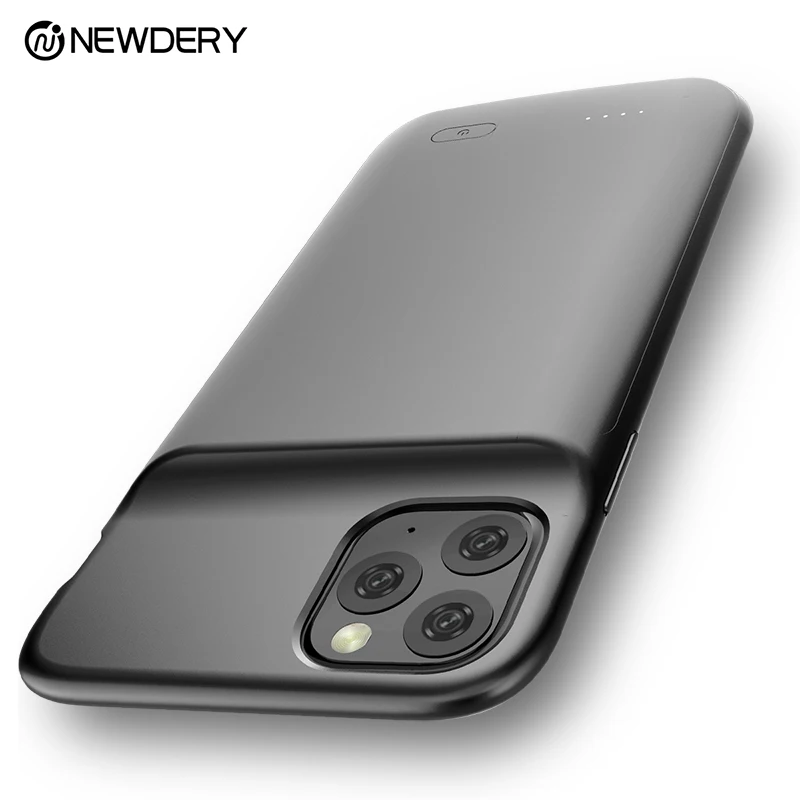 New products arrival 5000mAh full cover soft TPU external power battery case for iPhone 11 pro Max