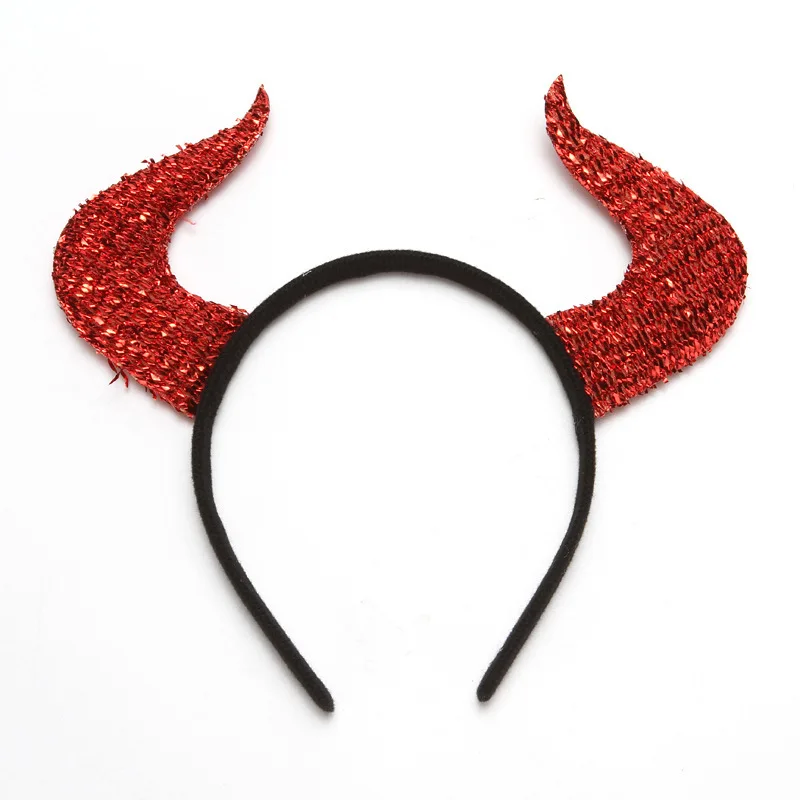 Halloween Weapon Headband Fork Ghost Festival Decorations Headband Head Buckle Devil Horns Role Play Party