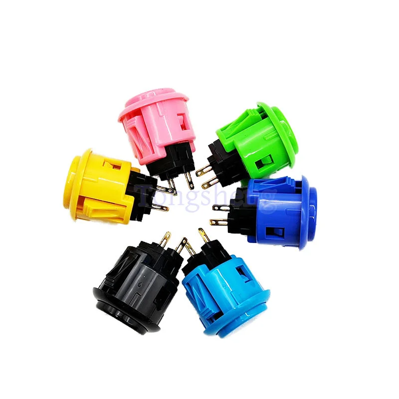 Original SANWA push button 24mm arcade push button Built-in Microswitch OBSF-24 Fit Jamma Mame Machine Retro Console