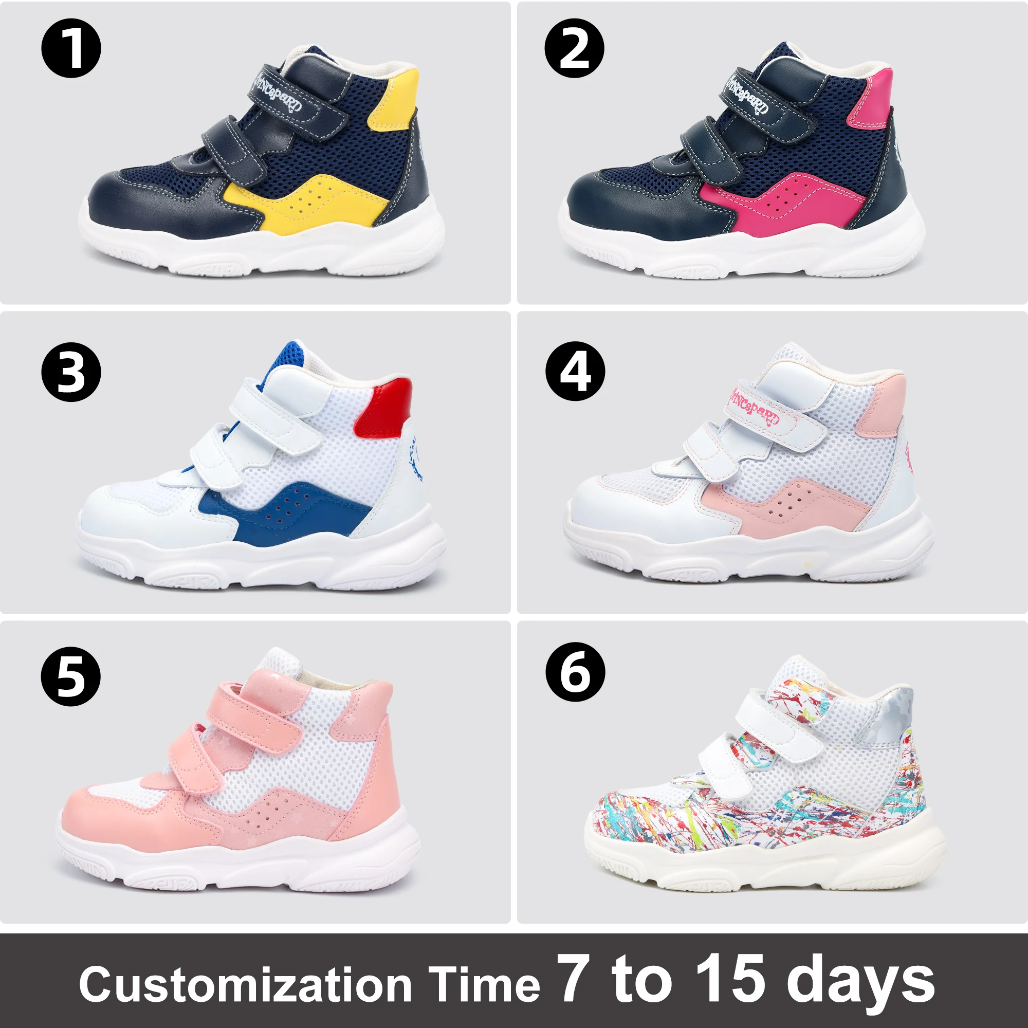 Princepard Customization Kids Orthopedic Corrective Ankle Support to Treat and Prevent Tip Toe Walking Flat Feet in Toddler Girl