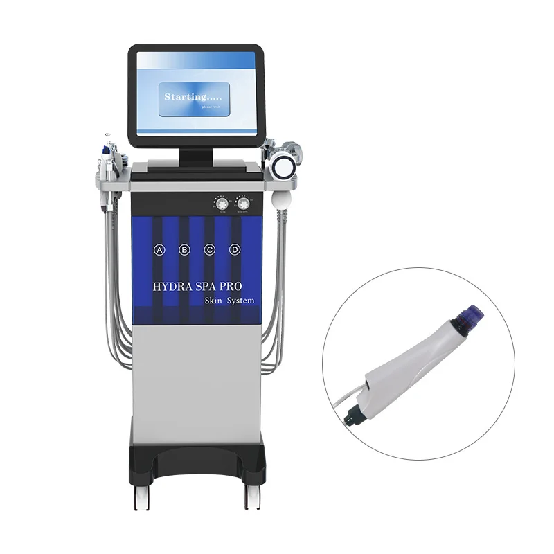 Newangie  hot selling 14 in 1 led skin tightening acne treatment hydra crystal dermabrasion beauty facial machine