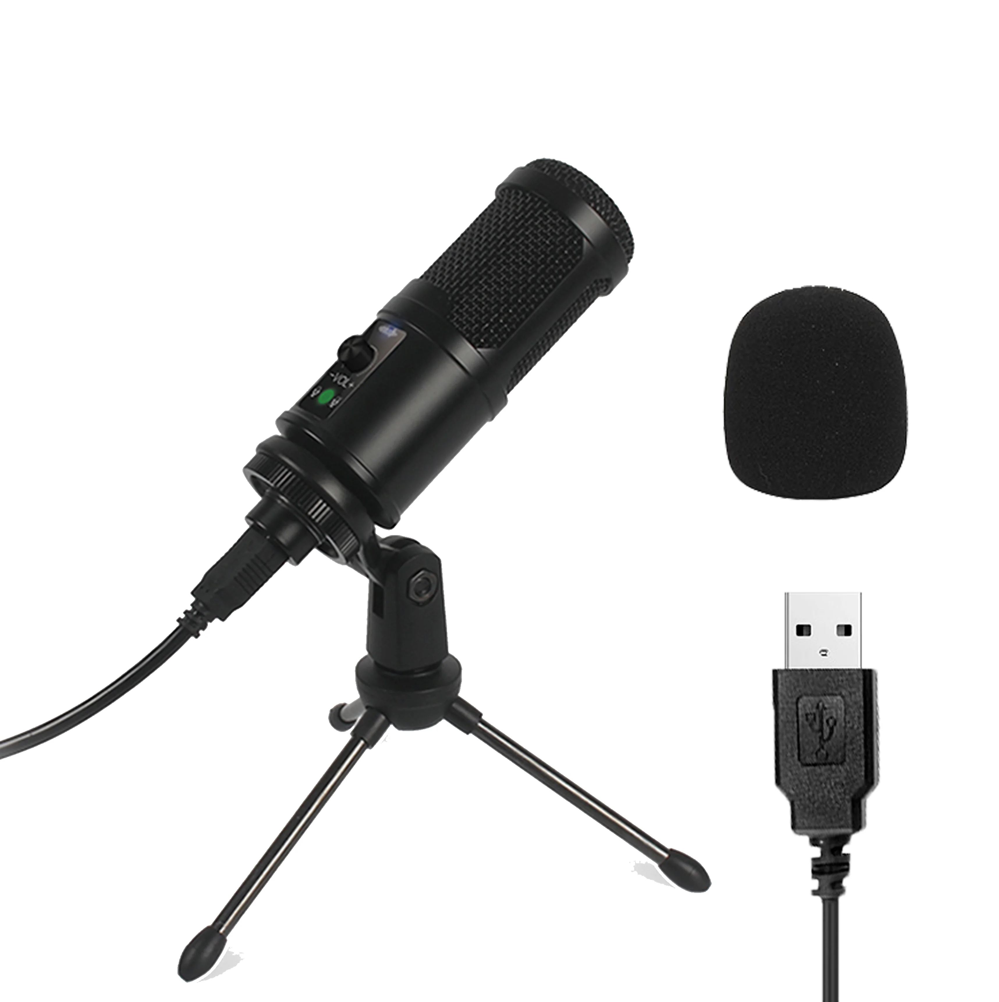 
Manufacture Cardioid Omnidirectional Condenser desktop podcast microphone 