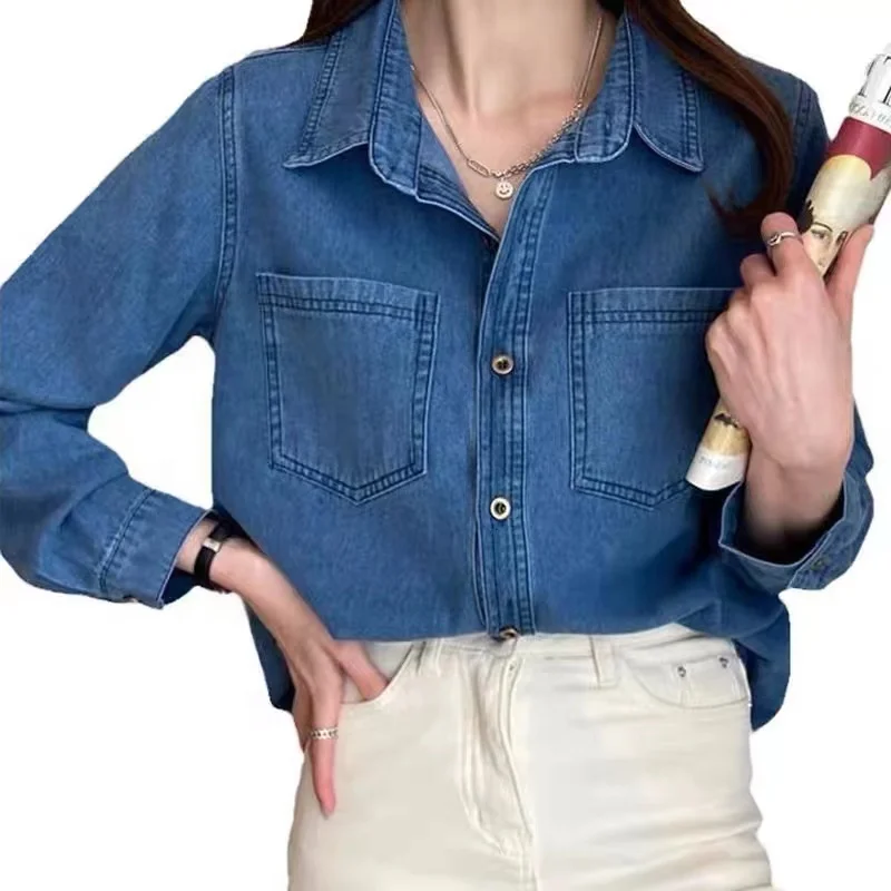 Soft denim shirt