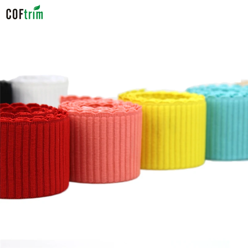 
Customized Eco-Friendly elastic waistband High Tenacity band elastic woven elastic rubber bands for clothing 