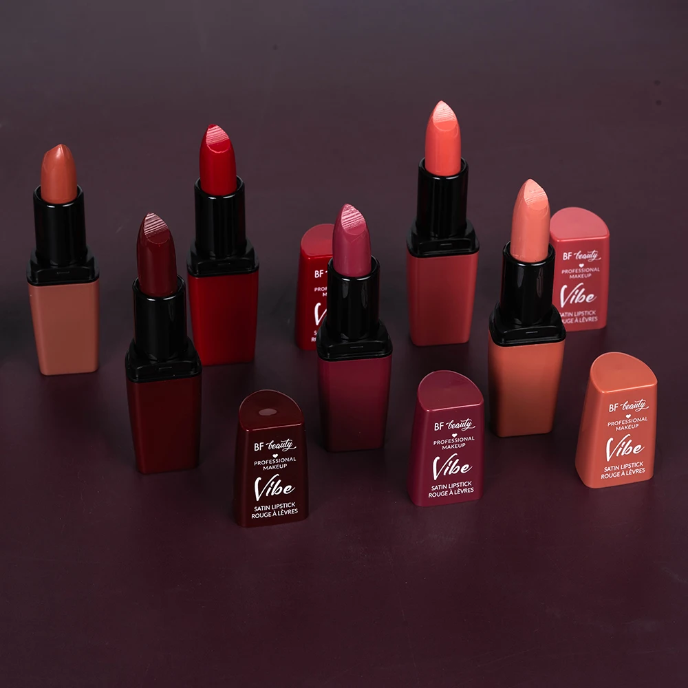 Custom Made Cruelty Free Velvet Matte Lip Balm Lipstick Blush Natural Private Label Best Red Lipsticks for Girls Beautiful