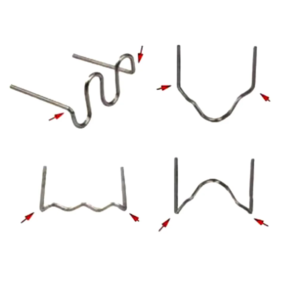 400 pcsplastic welding per-cut  staples repair hot stapler staples for welder pin and clip for plastic welding machine welding g
