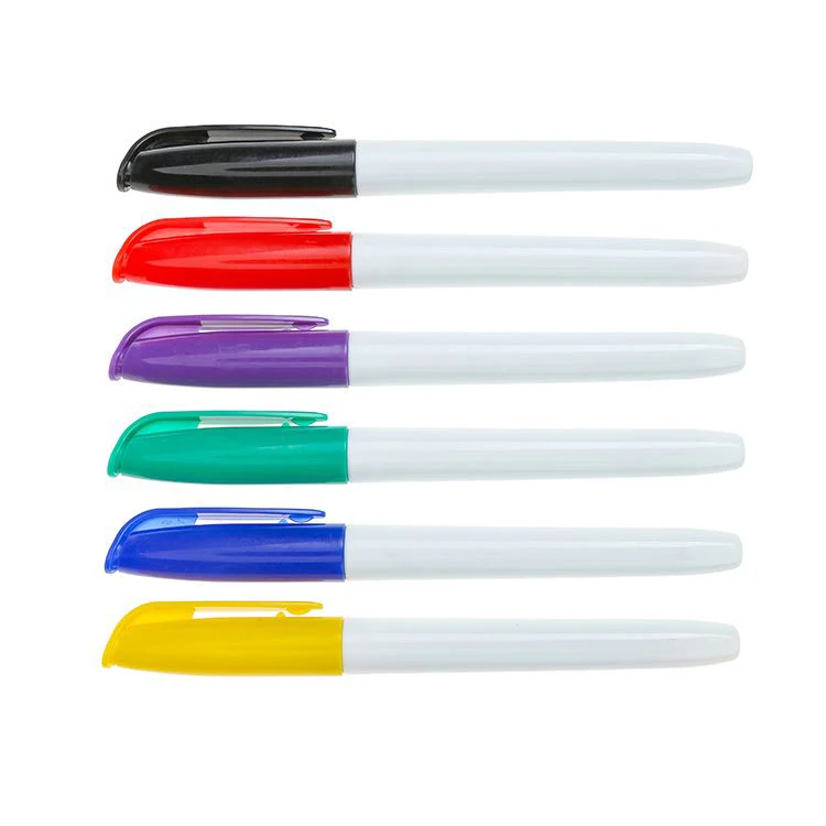 
SANNYIN Wholesale 12 Multi Colors Water Based Non Toxic Dry Wipe Clean Washable Erasable Whiteboard Marker Pen Drawing for Kids 