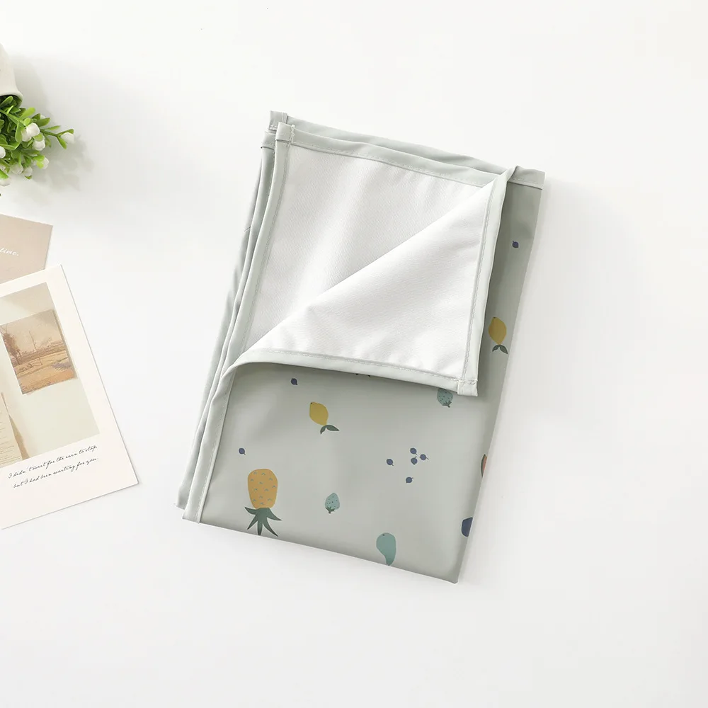 Soft PU Waterproof Baby Diaper Mat 90*70cm Washable Newborn Urine Pad Changing Pad Liners Reusable Picnic Travel Mats