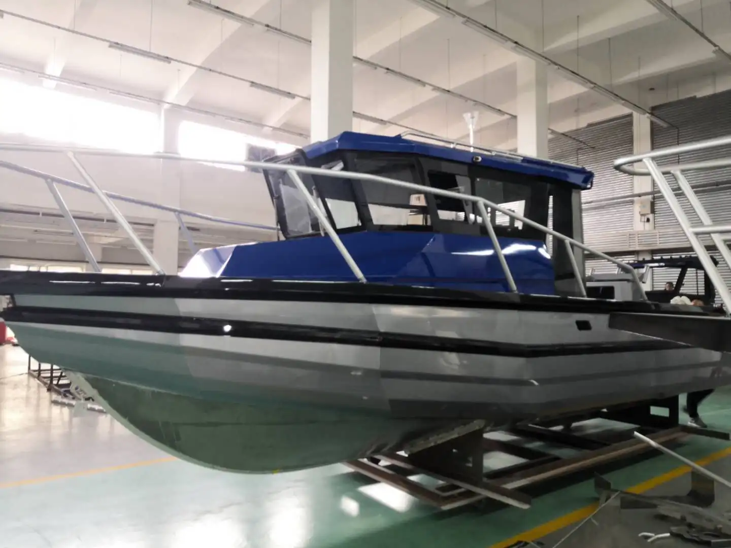 All welded aluminum fishing vessel 25ft/7.5m boat with ce certificate