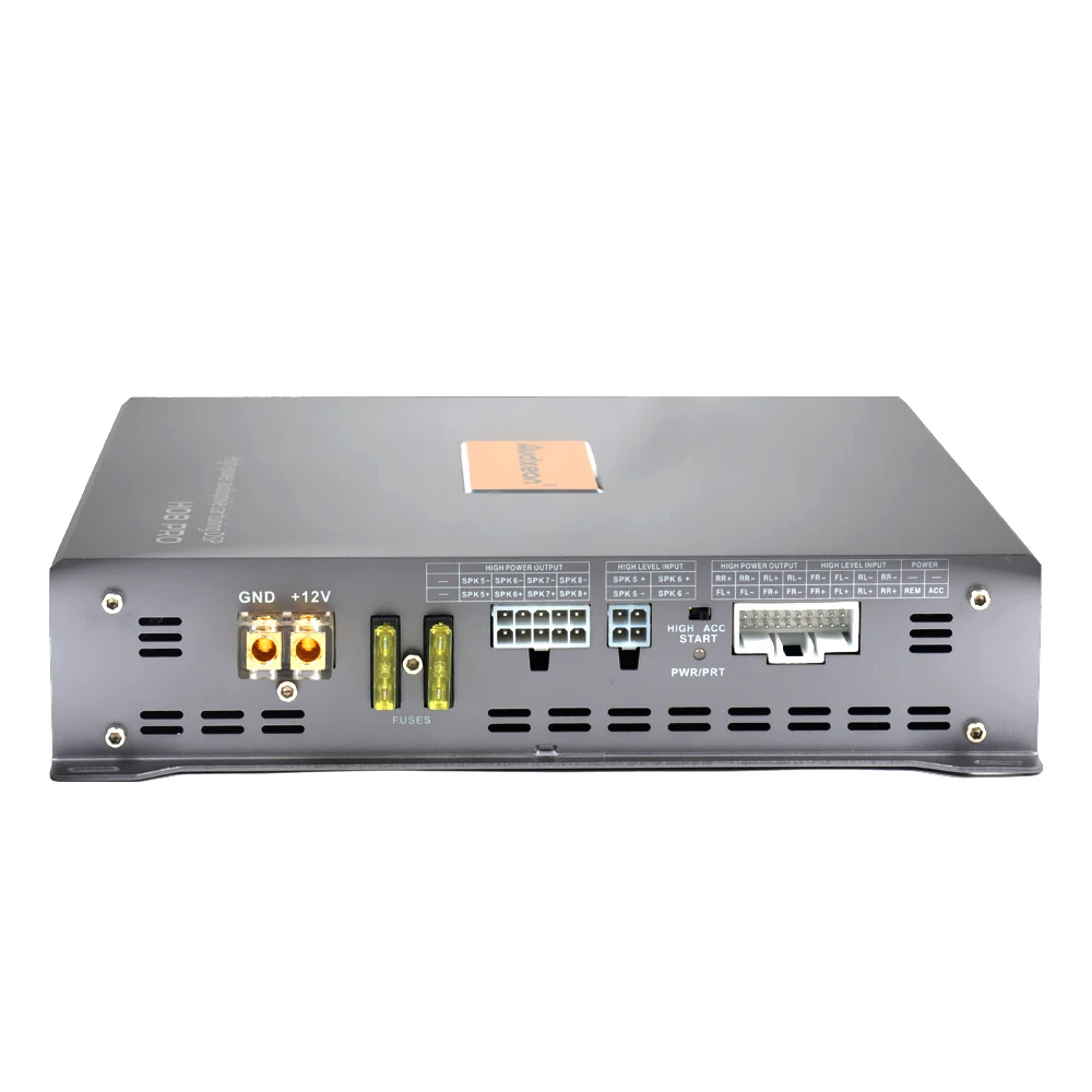 Energy Saving Dsp Car Subwoofer Digital Amplifier 8-Channel