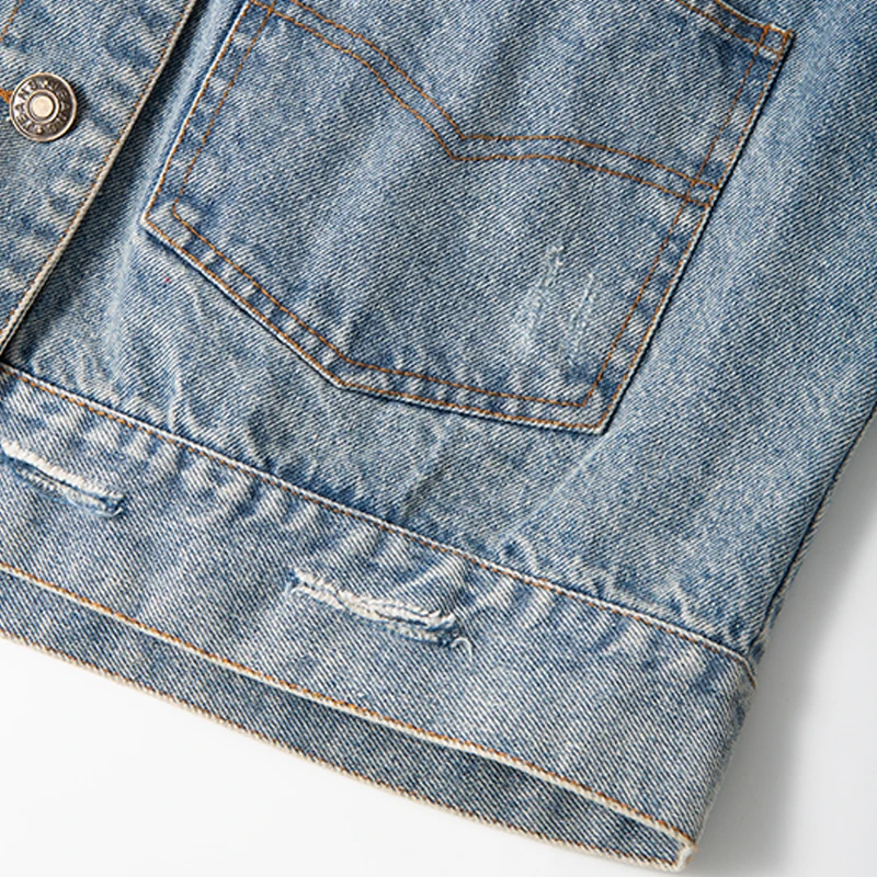 Fashionable Sexy Patchwork Womens Denim Jackets Shinny Outer Wear Sequins High Street Women Washed Denim Jacket