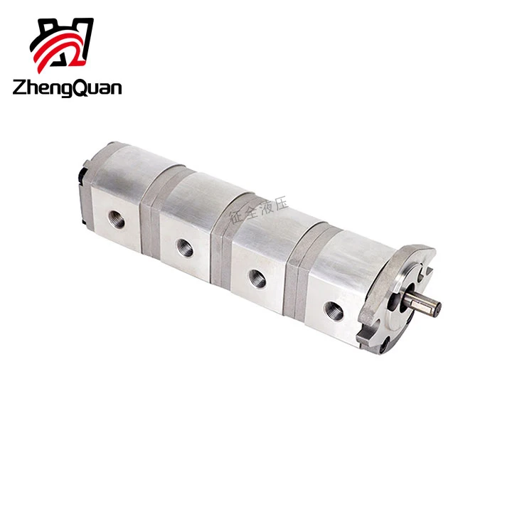 Zhengquan HGP-1111A-F8/8/8/8R four gear pump hydraulic high pressure oil pump high pressure pump manufacturers