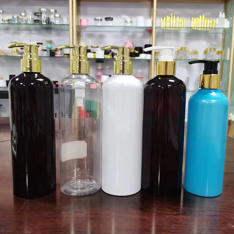 Factory stock 100ml 200ml 250ml 300ml 400ml 500ml lotion bottle transparent plastic bottles  liquid packaging  containers Jars