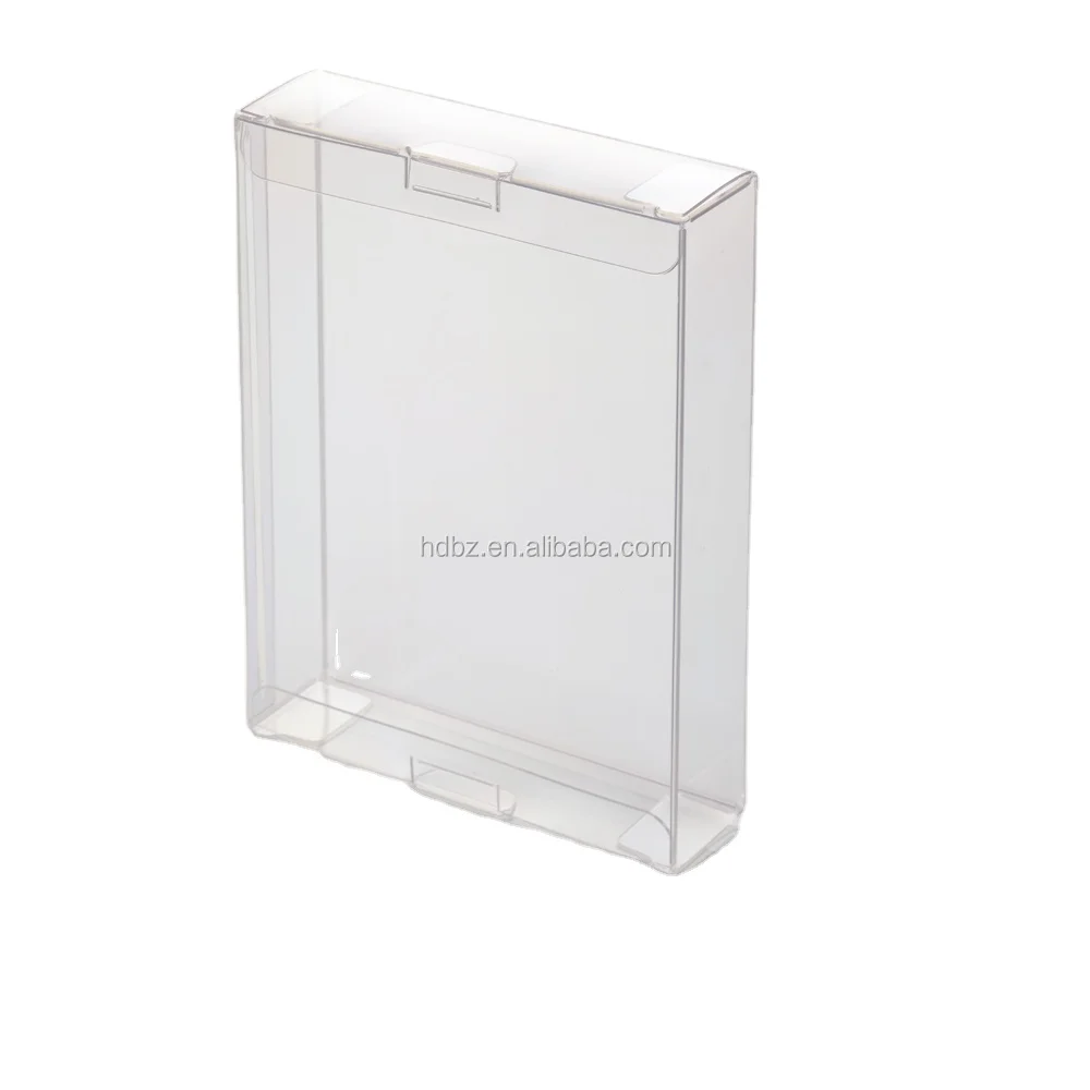 Transpatrnt Plastic Pvc Hot Sale Plastic Cylinder Packaging Game CD protectors Custom Clear Recyclable Box Package