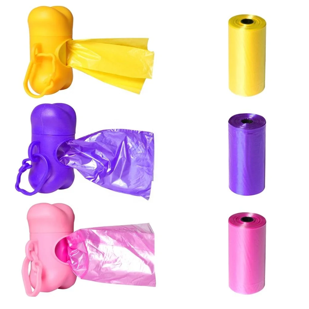 Hefei SY Manufacturer wholesale PE biodegradable dispenser poop bag poop bag for dog poop bag dog
