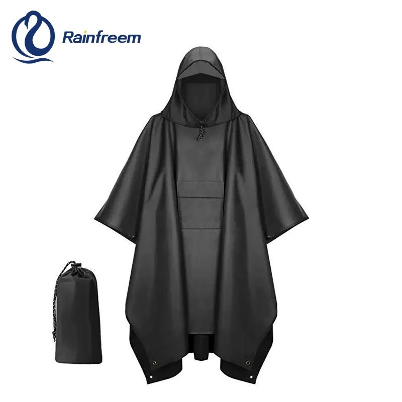 Eco-friendly high quality  waterproof raincoat trench poncho 100% waterproof guarantee for outdoor