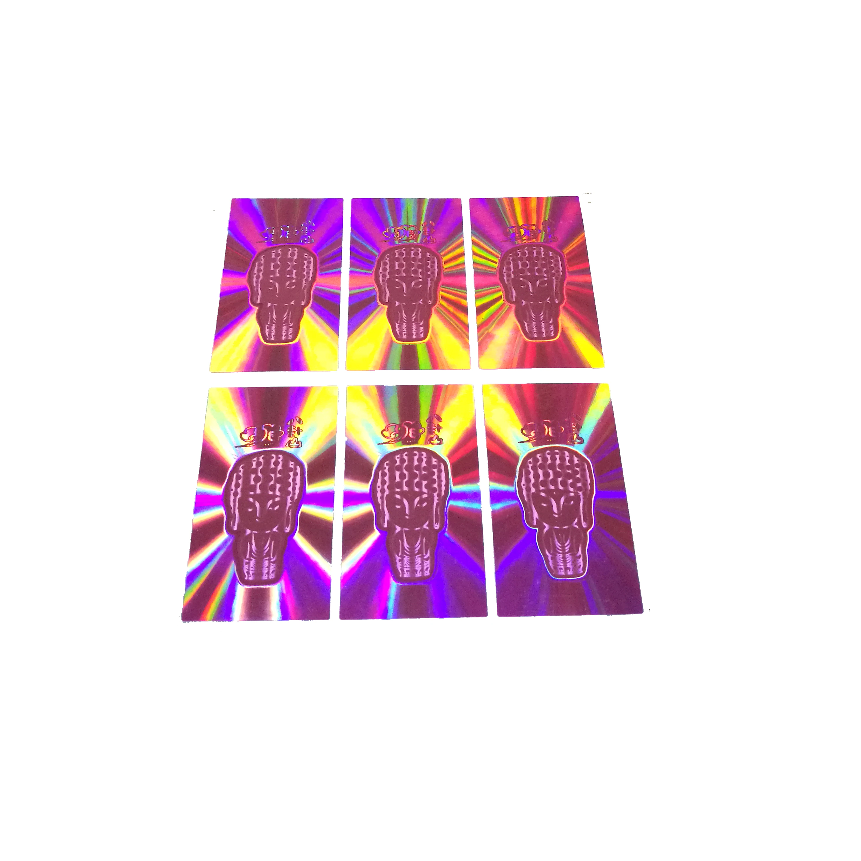 Custom Design Adhesive Hologram Sticker Label Printing