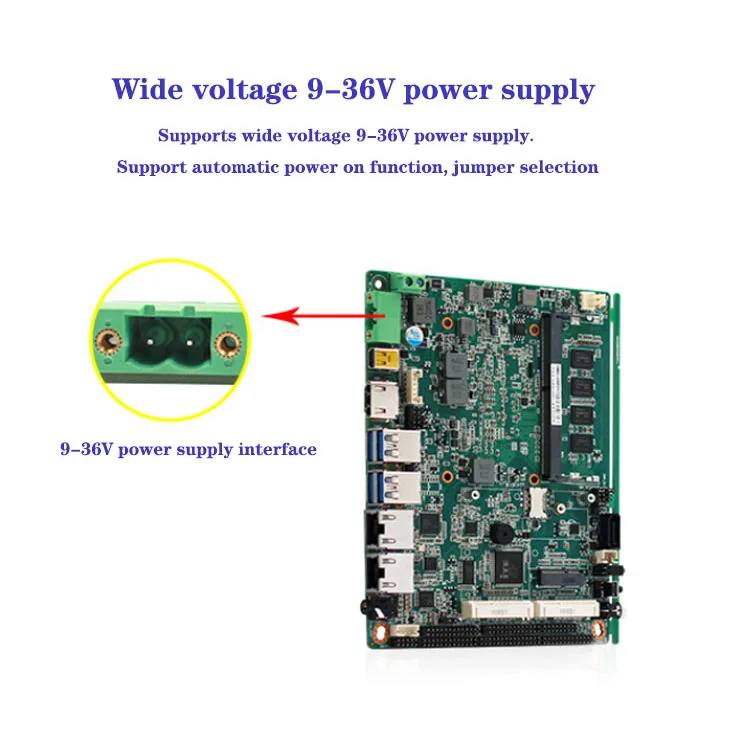 Высокопроизводительная 3 5 дюймовая материнская плата с промышленным управлением I7-8265U двойной сетевой порт I211 Промышленная