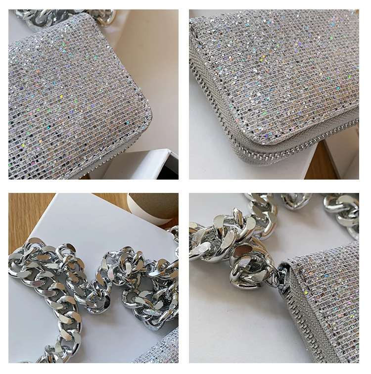 женский свитер, стильный уличные женские туфли с металлической цепочкой; Туфли с блестками мини портмоне сумки на плечо для дам