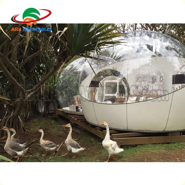 Inflatable Eco Home Tent DIY House Luxury Dome Camping Cabin Lodge Air Bubble